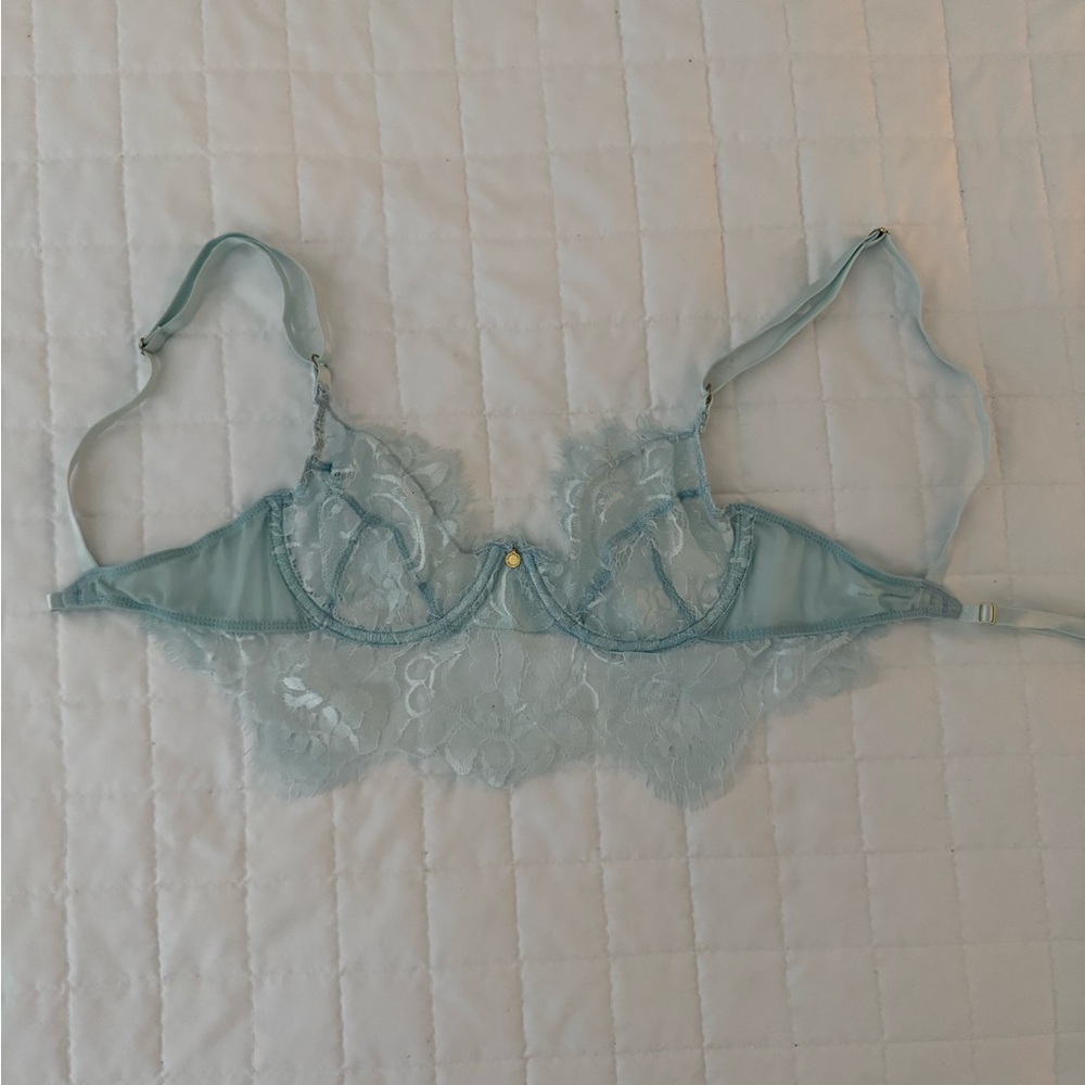 Gooseberryy intimates seafoam lace bra
